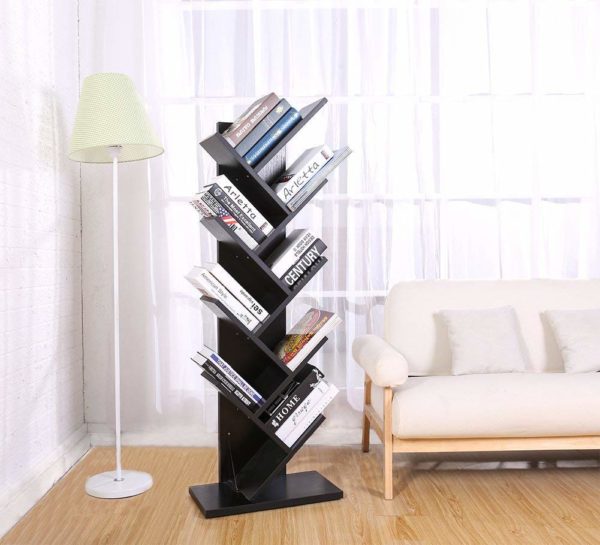 Tree Bookshelf Black by Skye Interio.
