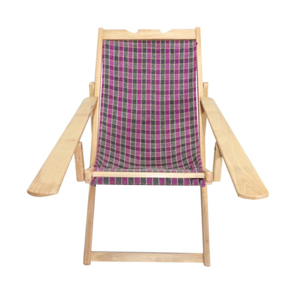 Easy Chair Mahogany wood Cloth