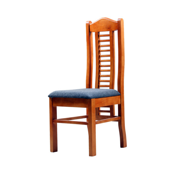 Aglee Cushion seat Dining Chair Teak Wood by Nache Woods.