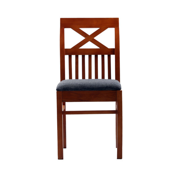 Cross Dining Chair Teak Wood by Ansne Furniture.