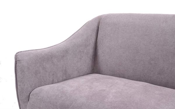 Dyer Three Seater Suede Fabric Sofa