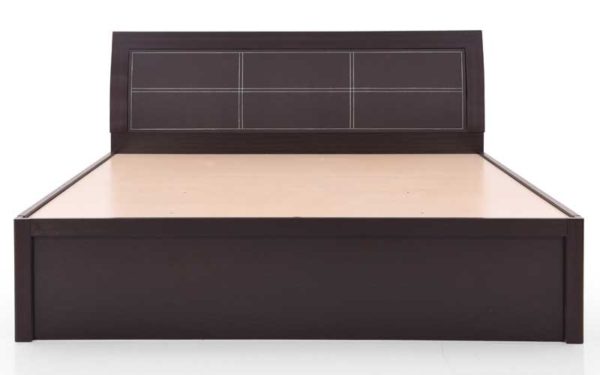 Hera Queen Size Bed With Hydraulic Storage and Melamine Finish