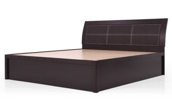 Hera Queen Size Bed With Hydraulic Storage and Melamine Finish