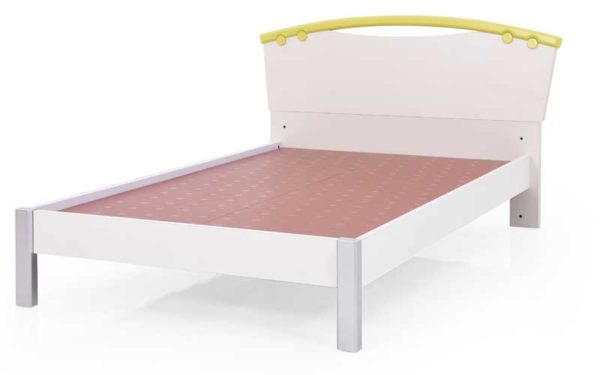 Javier Single Bed without Storage in High Gloss Finish