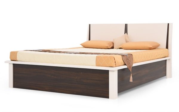 Mamoa King Size Bed With Hydraulic Storage in High Gloss Finish.