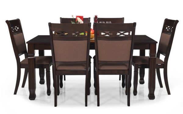 Niya 6 Seater Solid Wood Dining Set.