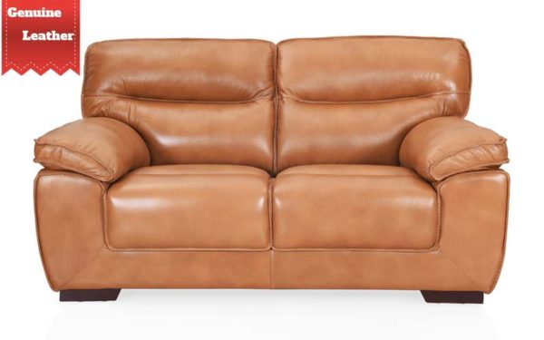 Alquist Two Seater Genuine Leather Sofa