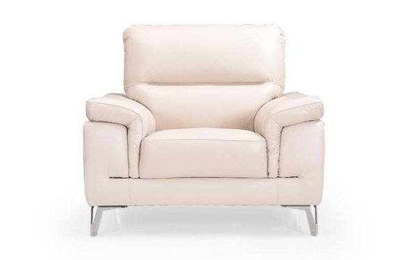 Asa Single Seater Sofa in Genuine Leather