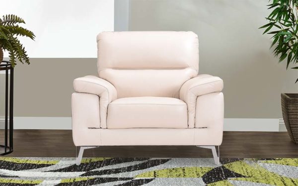 Asa Single Seater Sofa in Genuine Leather