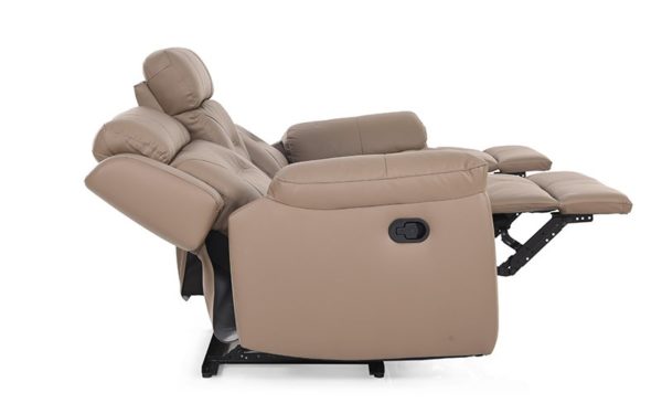 Dean Three Seater Recliner With Genuine Leather