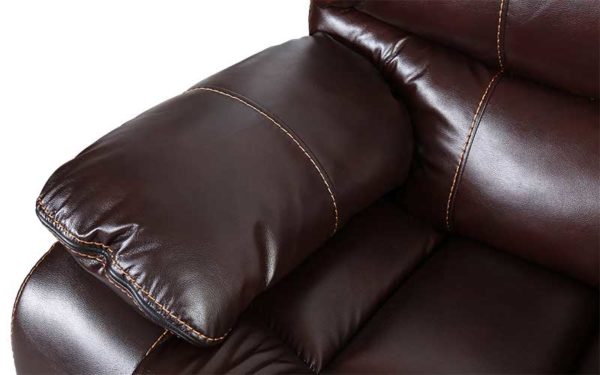 Gus Three Seater Automatic Recliner in Leatherette