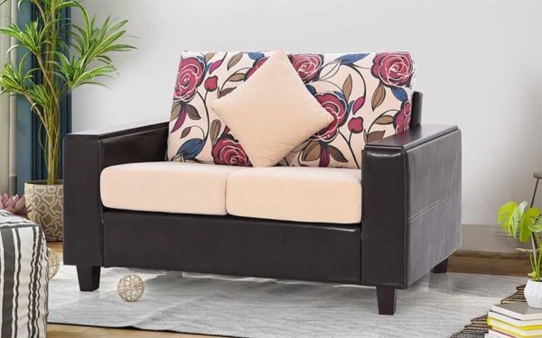 Jodie Two Seater Sofa in Fabric