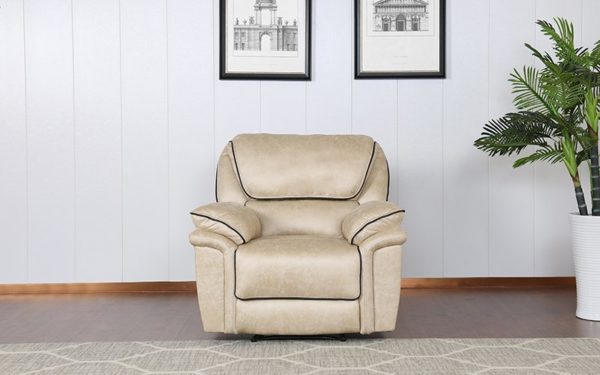 Krysten Recliner Single Seater with Rich Fabric
