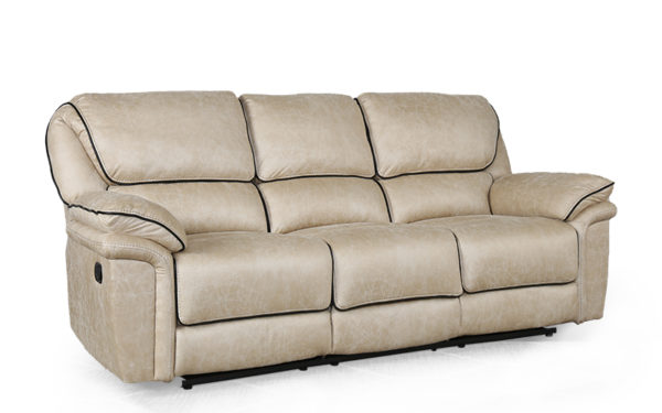 Krysten Recliner Three Seater With Rich Fabric
