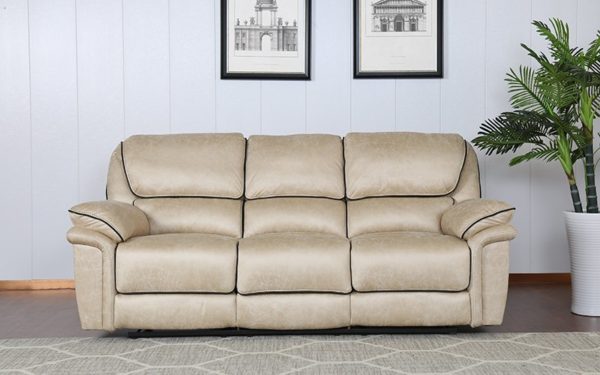 Krysten Recliner Three Seater With Rich Fabric