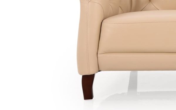 Maja Single Seater Sofa With Genuine Leather