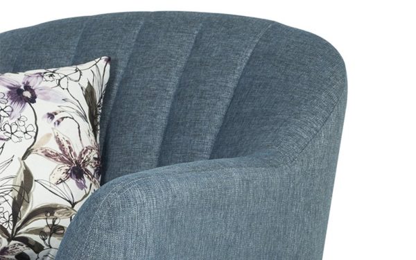 Vicari Single Seater Sofa In Fabric
