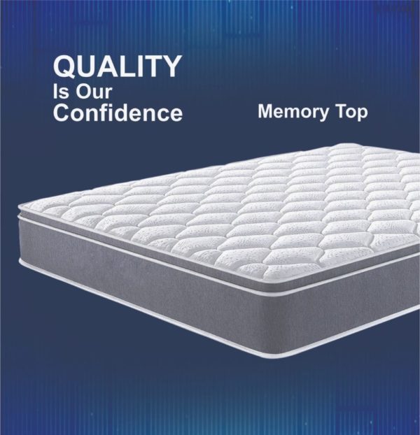 K&M Memory Top Rebounded with Coir Queen Size 8" Thick Mattress