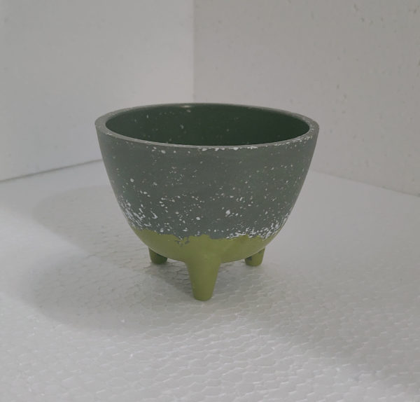 Alliete Grey Circular Ceramic Plant Bowl